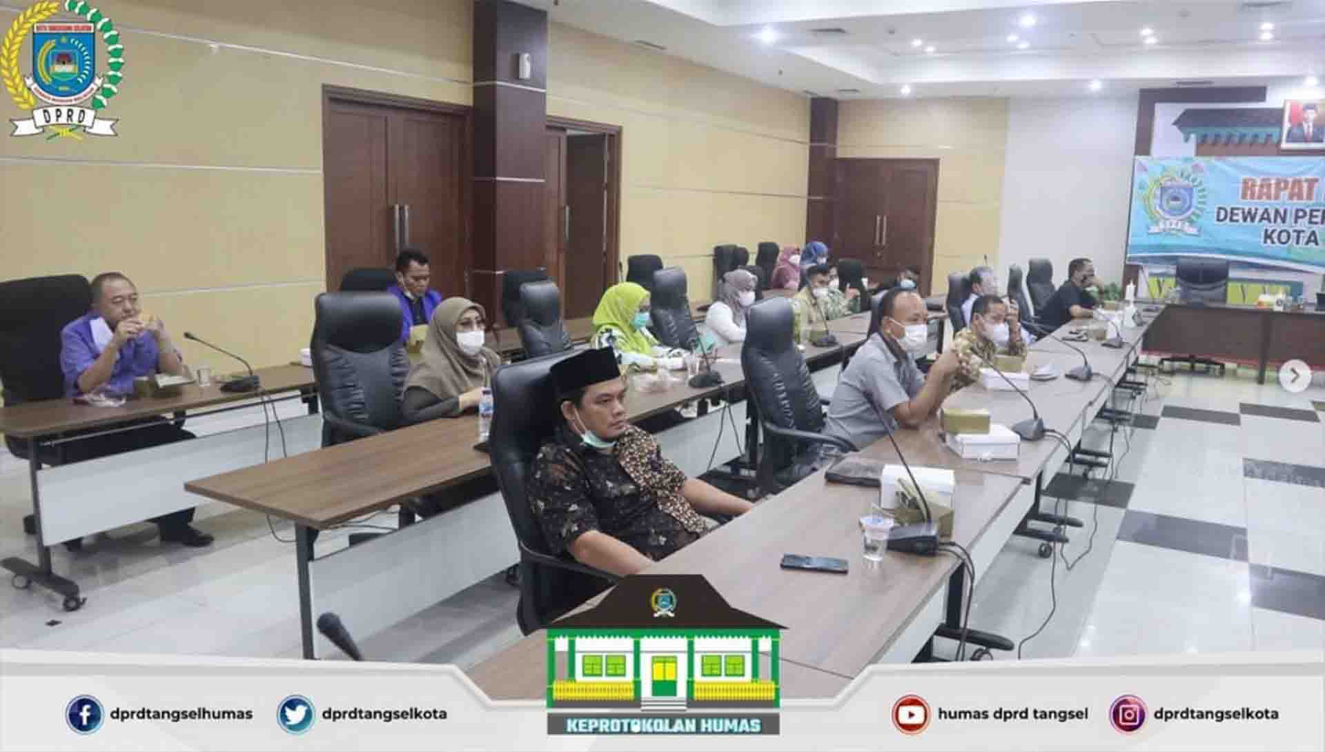 Rapat Badan Musyawarah DPRD Kota Tangerang Selatan