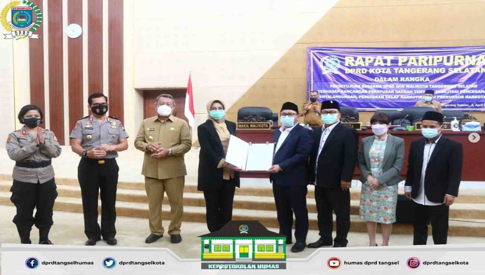 DPRD Kota Tangerang Selatan menggelar 3 (Tiga) Agenda Rapat Paripurna