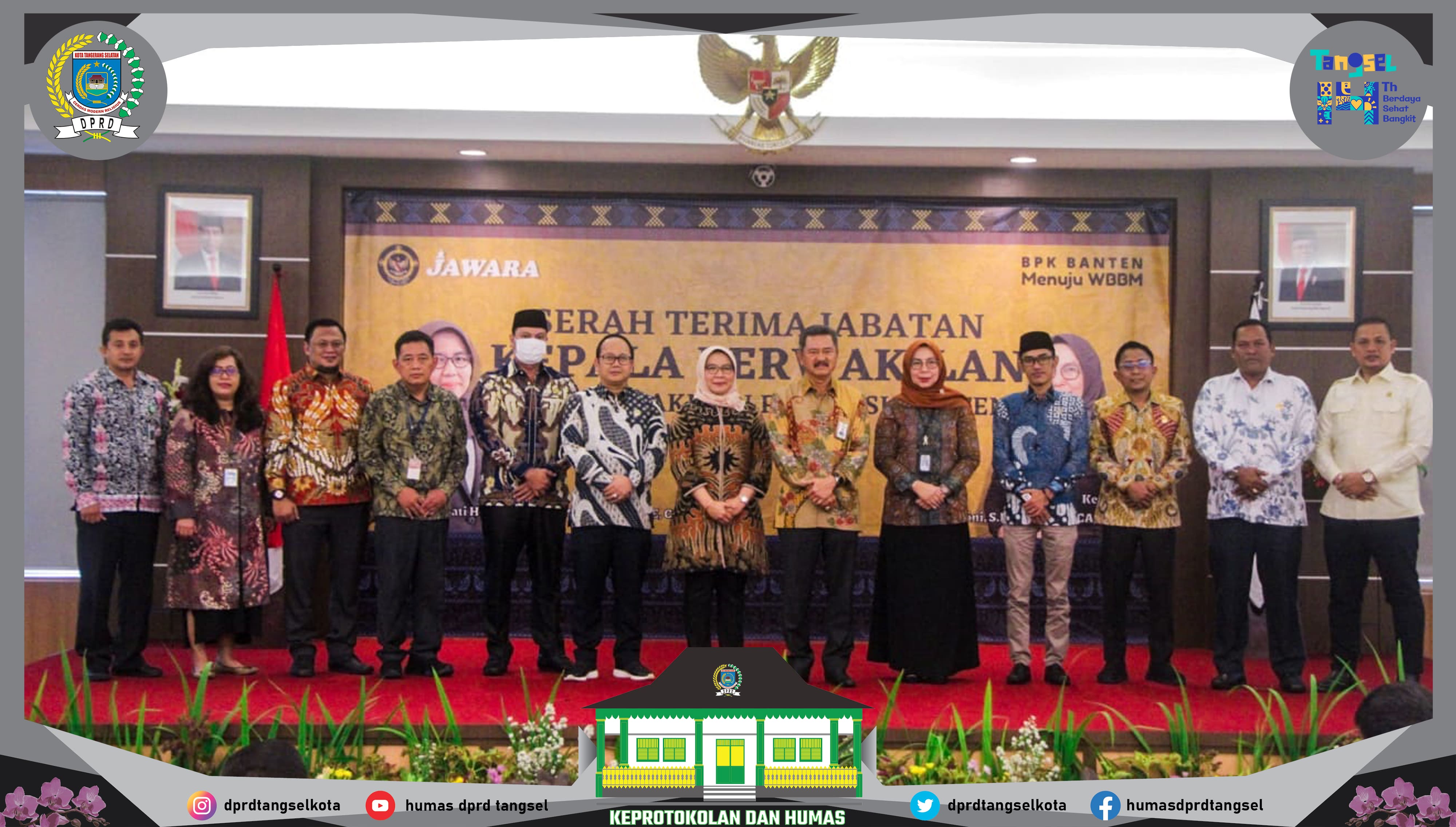Ketua DPRD menghadiri Serah Terima Jabatan Kepala BPK Provinsi Banten