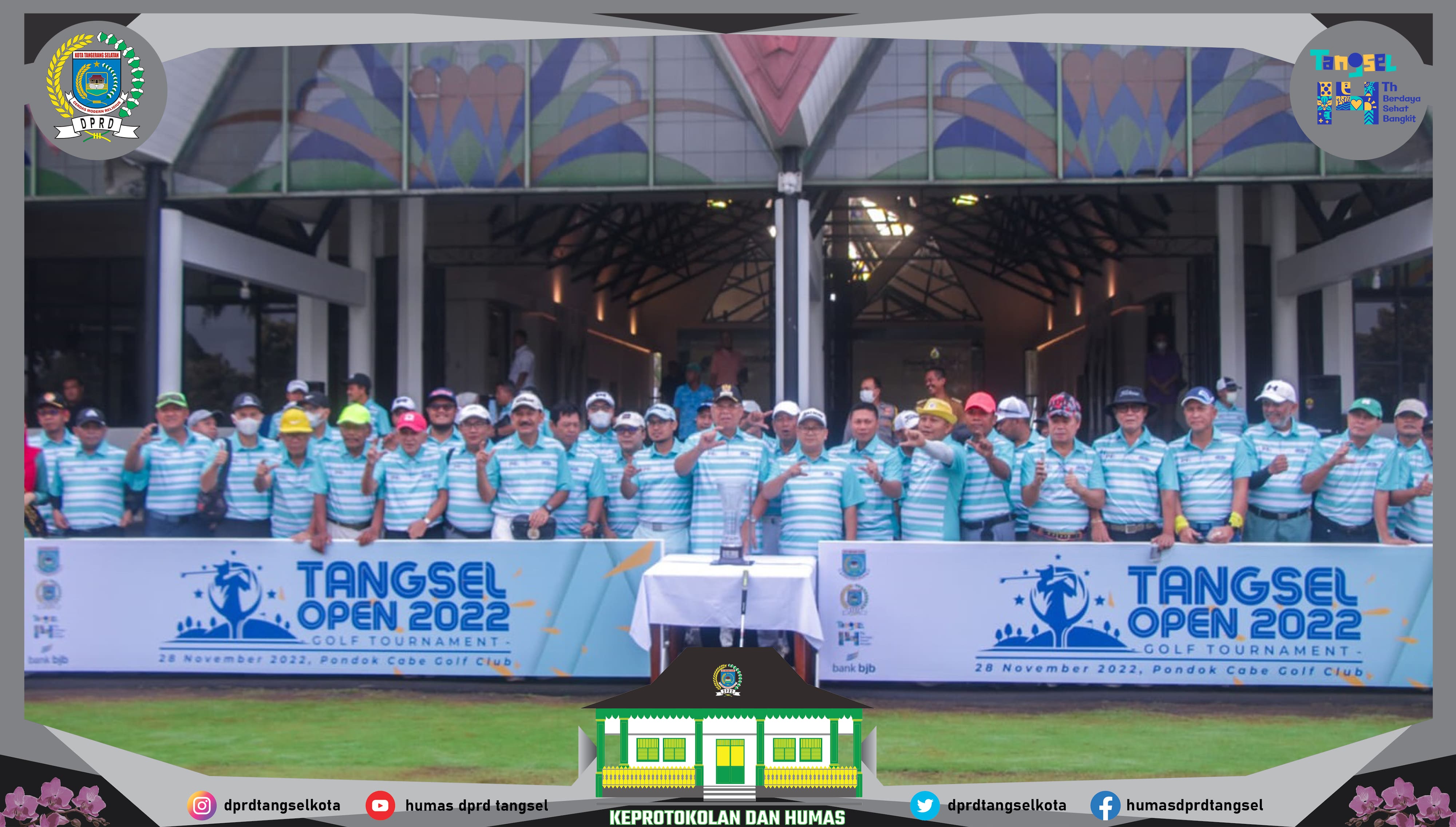 Pimpinan & Anggota DPRD menghadiri Tangsel Open Golf Tournament