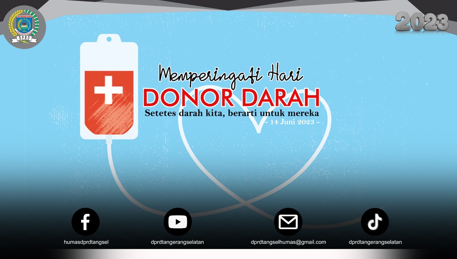 Memperingati Hari Donor Darah. 14 Juni 2023.