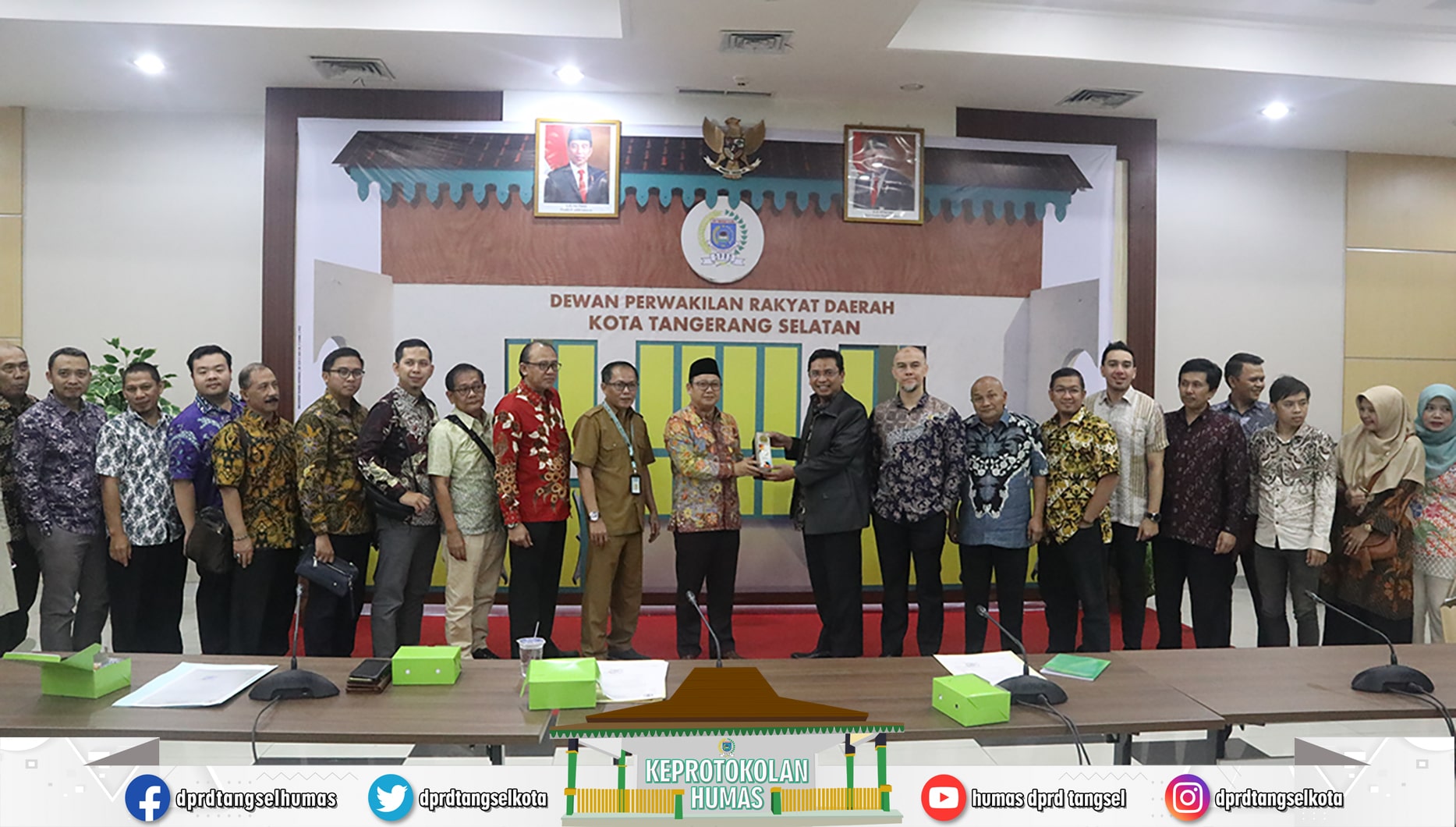 Ketua DPRD menerima Kunker dari Badan Musyawarah DPRD Kota Bandung