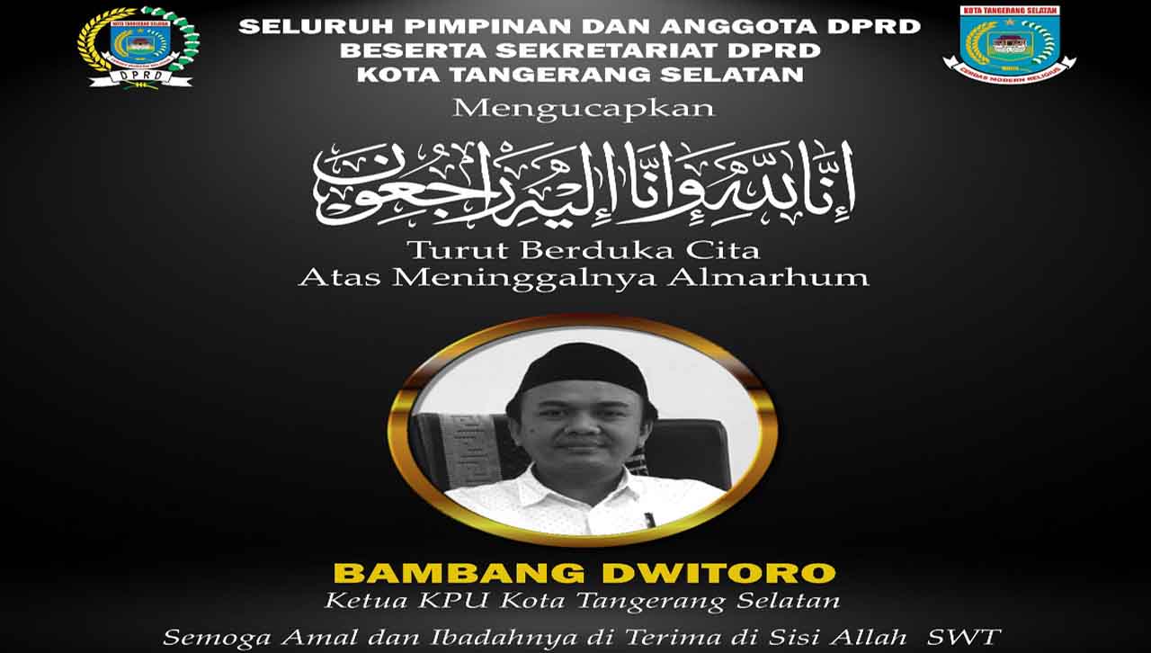 Turut Berduka Cita atas Wafatnya Bambang Dwitomo