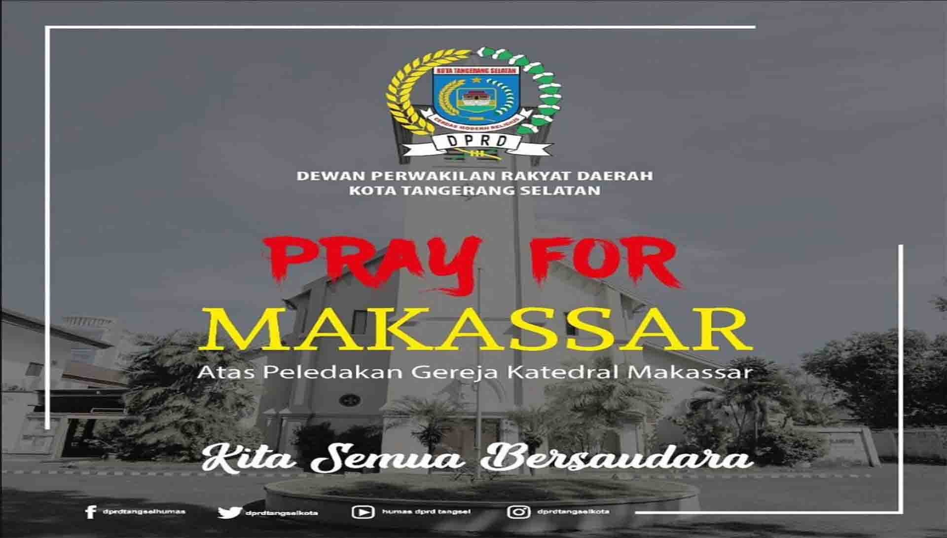 Turut berduka atas insiden ledakan di Gereja Katedral Makassar