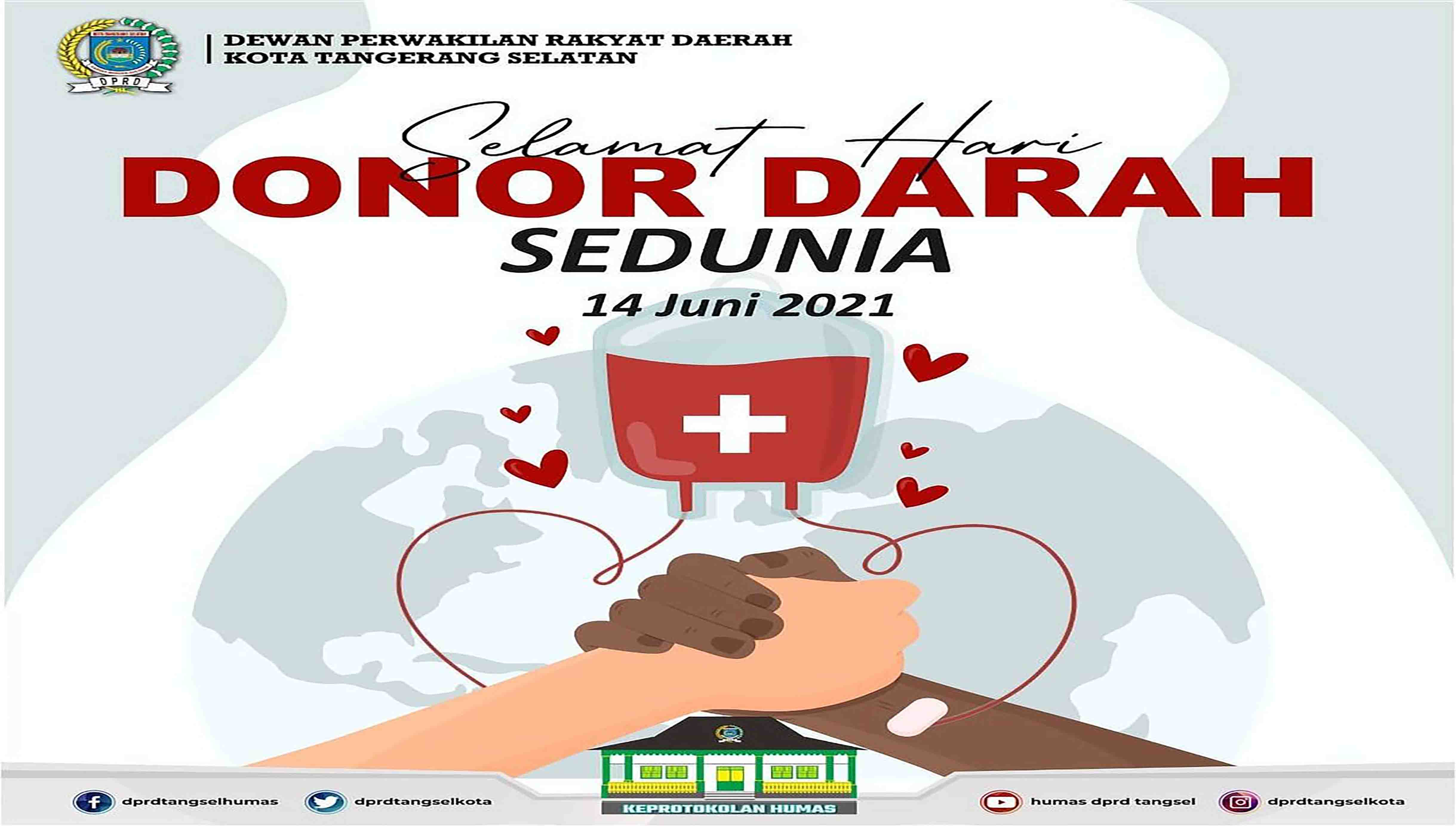 Memperingati Hari Donor Darah Sedunia
