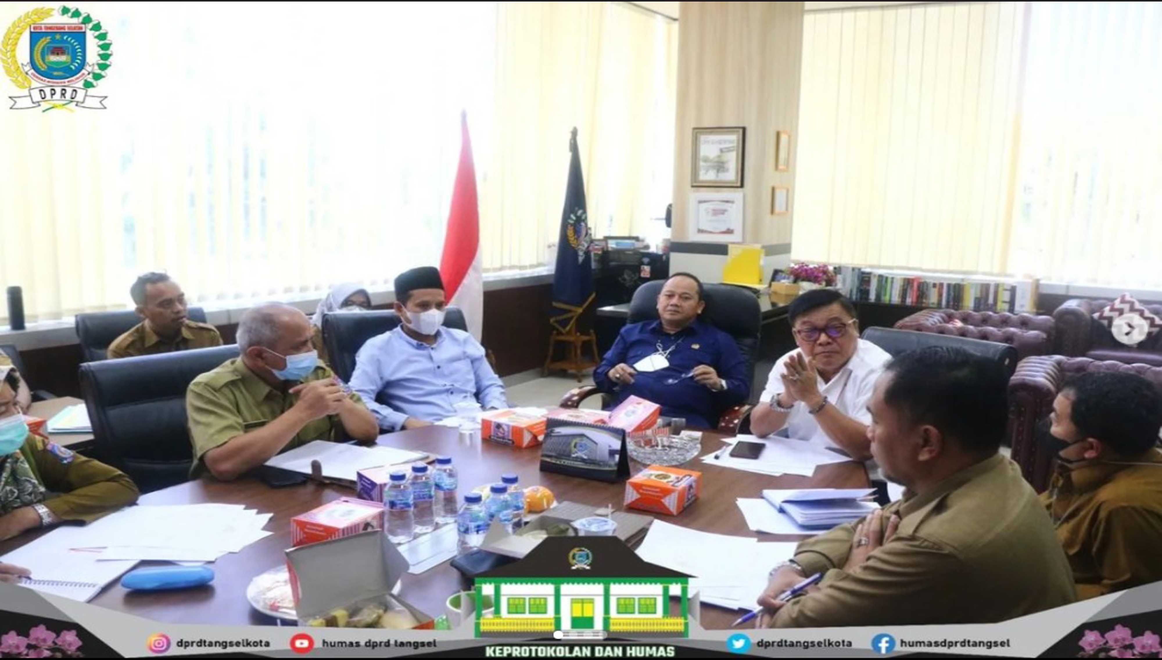 Rapat Pimpinan DPRD dengan Sekretaris DPRD dan Para Kepala Bagian