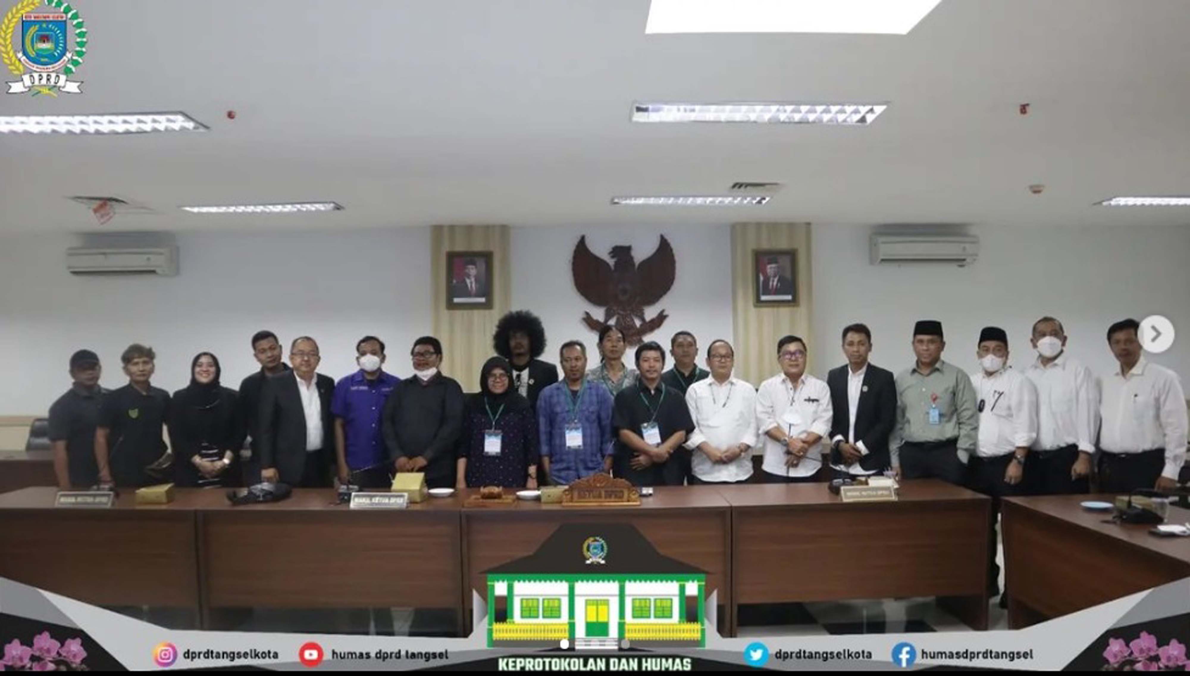Launching Pokja Wartawan DPRD Kota Tangerang Selatan