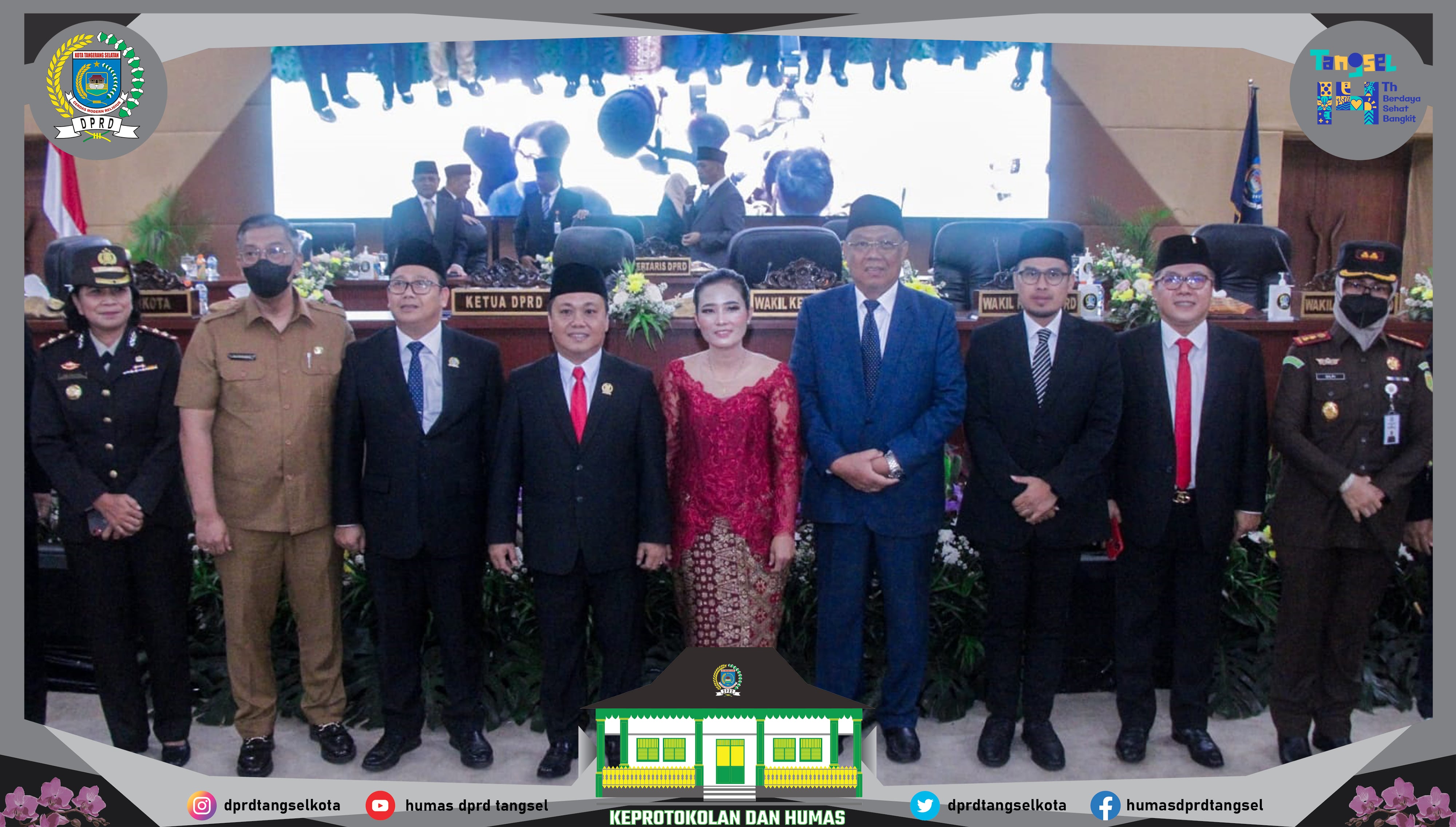 Rapat Paripurna DPRD Kota Tangerang Selatan dengan 3 Agenda