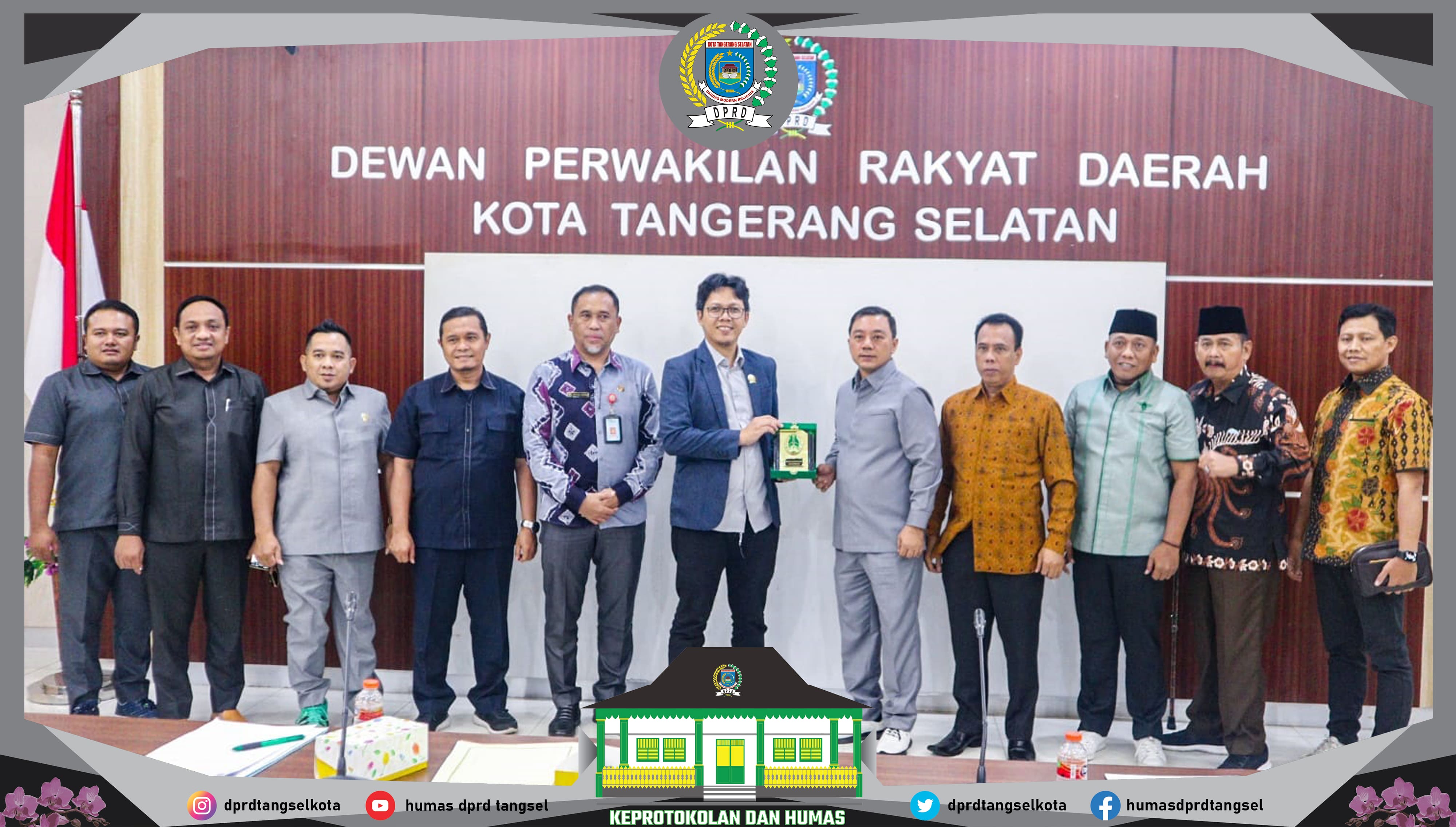 DPRD Kota Tangsel menerima kunjungan kerja dari Tiga Kabupaten/Kota