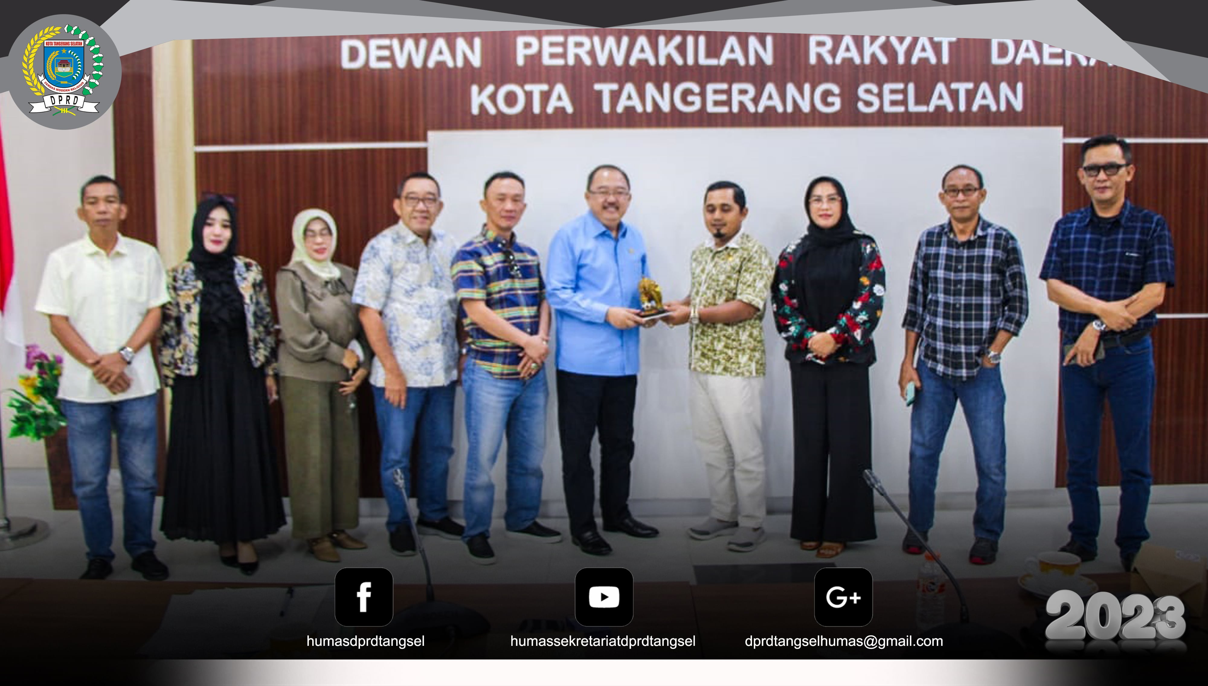 DPRD Kota Tangsel menerima tamu kunker dari tiga Kabupaten/Kota
