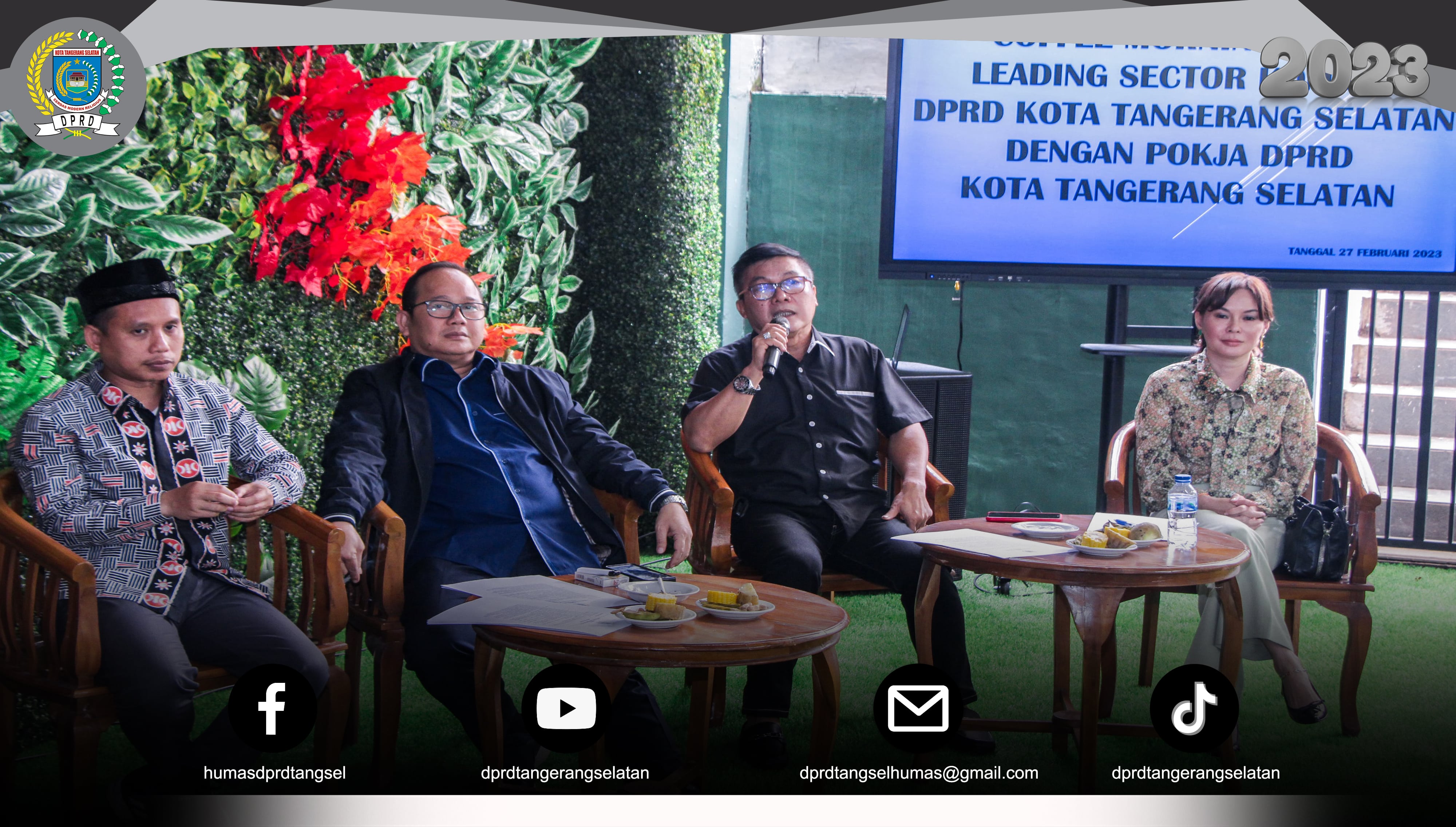 Bangun Sinergitas, Legislator Tangerang Selatan Gelar Coffee Morning