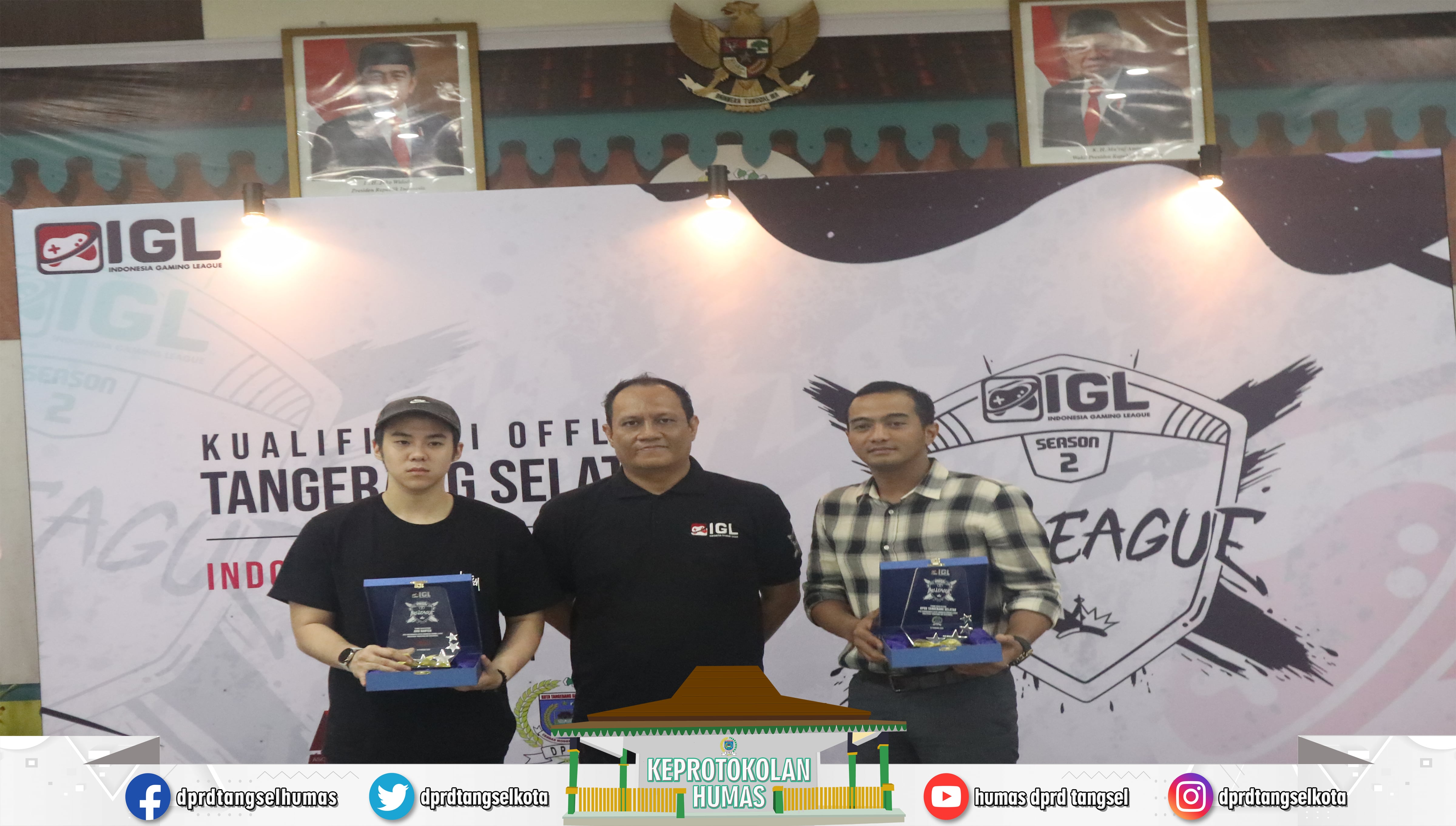 Ahmad Syawqi menghadiri acara Indonesia Gaming League